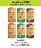 Makro Pamper - moist cat food offer