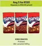 Makro King snacks - pretzels offer