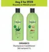 Makro Organics - shampoo or conditioner offer