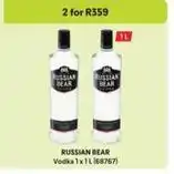 Makro Russian bear - vodka offer