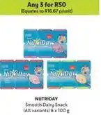 Nutriday - smooth dairy snack