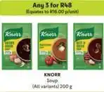 Makro Knorr - soup offer