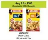 Makro Knorrox - stock cubes offer