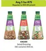 Makro Knorr - salad dressing offer