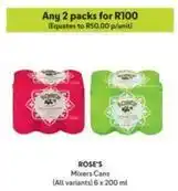 Makro Rose's - mixers cans offer