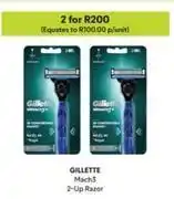 Makro Gillette - mach3 2-up razor offer