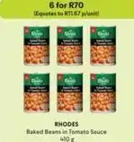Makro Rhodes - baked beans in tomato sauce offer