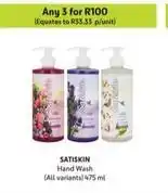 Makro Satiskin - hand wash offer