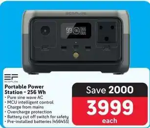 Ecoflow - portable power station-256 wh