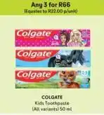 Makro Colgate - kids toothpaste offer