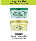Makro Blossom - canola margarine tub offer