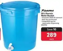 Makro Pineware - 20 l electric water bucket offer