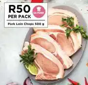 Food Lover's Market Pork Loin Chops-500g Per Pack offer