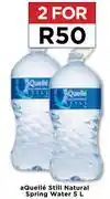 Food Lover's Market Aquelle Still Natural Spring Water-For 2 x 5L offer