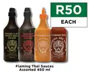 Food Lover's Market Flaming Thai Sauces Assorted-450ml Each offer