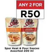 Food Lover's Market Spur Heat & Pour Sauces Assorted-For Any 2 x 200ml offer