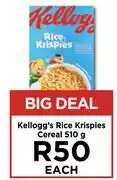 Food Lover's Market Kellogg's Rice Krispies Cereal-510g Each offer