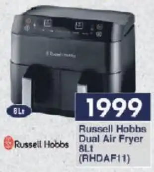 President Hyper Russell Hobbs Dual Air Fryer (RHDAF11) offer