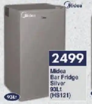 President Hyper Midea Bar Fridge Silver 93Lt (HS121) offer