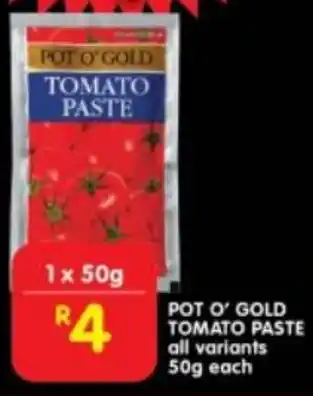 Shoprite POT O' GOLD TOMATO PASTE offer