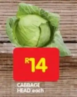 Shoprite CABBAGE HEAD each offer