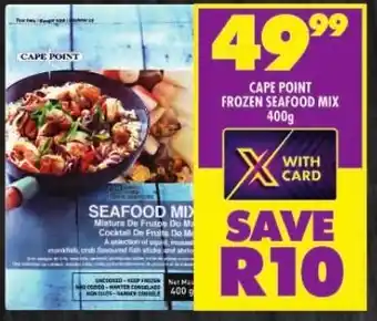 Shoprite CAPE POINT FROZEN SEAFOOD MIX 400g offer