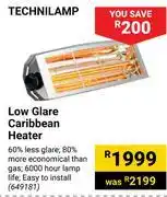 Builders Warehouse Technilamp Low Glare Caribbean Heater offer