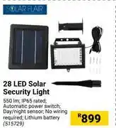 Builders Warehouse Solar Flair 28 LED Solar Security Light offer