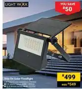 Builders Warehouse Lightworx 5W Stay On Solar Floodlight offer