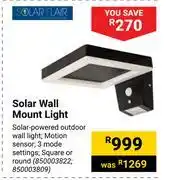 Builders Warehouse Solar Flair Solar Wall Mount Light offer