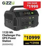 Builders Warehouse Gizzu 1120 Wh Challenger Pro UPS Power Station offer