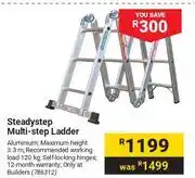 Builders Warehouse Steadystep Multi-Step Ladder 786312 offer