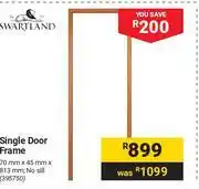 Builders Warehouse Swartland Single Door Frame 70mm X 45mm X 813mm offer