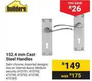 Builders Warehouse Buidlers 152.4mm Cast Steel Handles offer