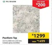 Builders Warehouse PG Bison Postform Top (Catalan Gloss) 623082 offer