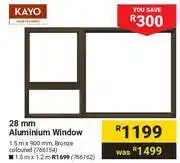 Builders Warehouse Kayo 28mm Aluminium Window 1.5m X 900mm offer