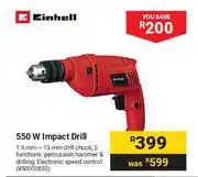 Builders Warehouse Einhell 550W Impact Drill 850000850 offer