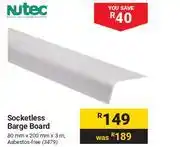 Builders Warehouse Nutec Socketless Barge Board 3479 offer