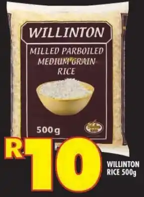 Shoprite WILLINTON RICE 500g offer