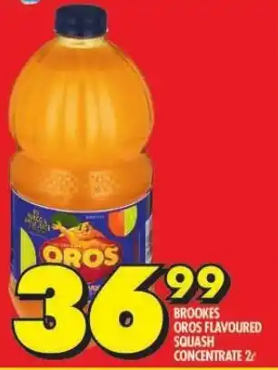 Shoprite BROOKES OROS FLAVOURED SQUASH CONCENTRATE 2L offer