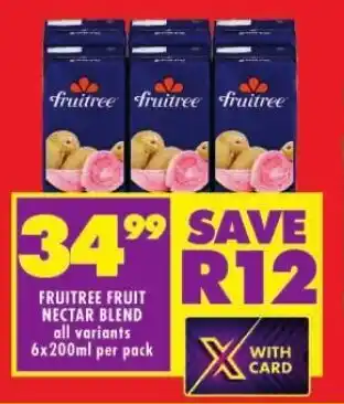 Shoprite FRUITREE FRUIT NECTAR BLEND offer