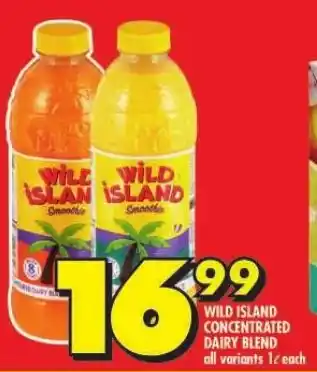 Shoprite WILD ISLAND CONCENTRATED DAIRY BLEND offer