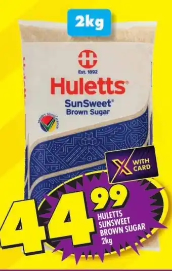 Shoprite HULETTS SUNSWEET BROWN SUGAR 2kg offer