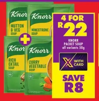 Shoprite KNORR PACKET SOUP offer