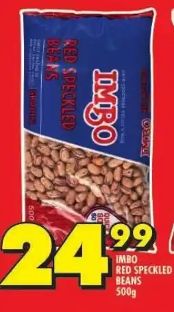 Shoprite IMBO RED SPECKLED BEANS 500g offer