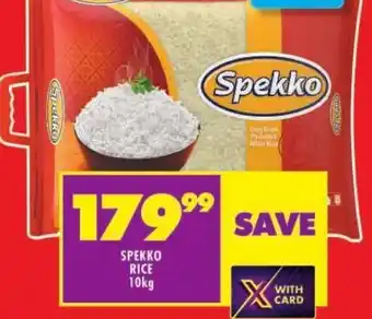 Shoprite SPEKKO RICE 10kg offer