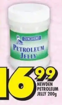 Shoprite NEWDEN PETROLEUM JELLY 200g offer