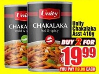 Unity Chakalaka Asst 410g
