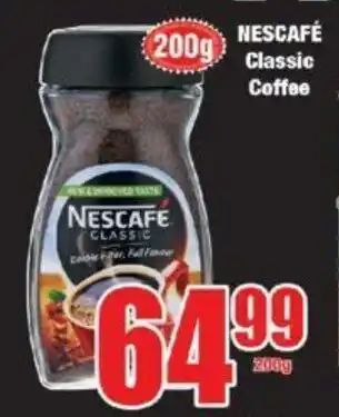 Boxer Nescafe Classic Coffee 200g offer