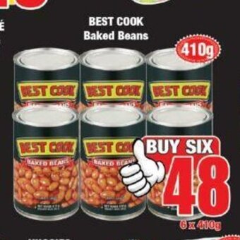 Boxer Best Cook Baked Beans 6 x 410g offer